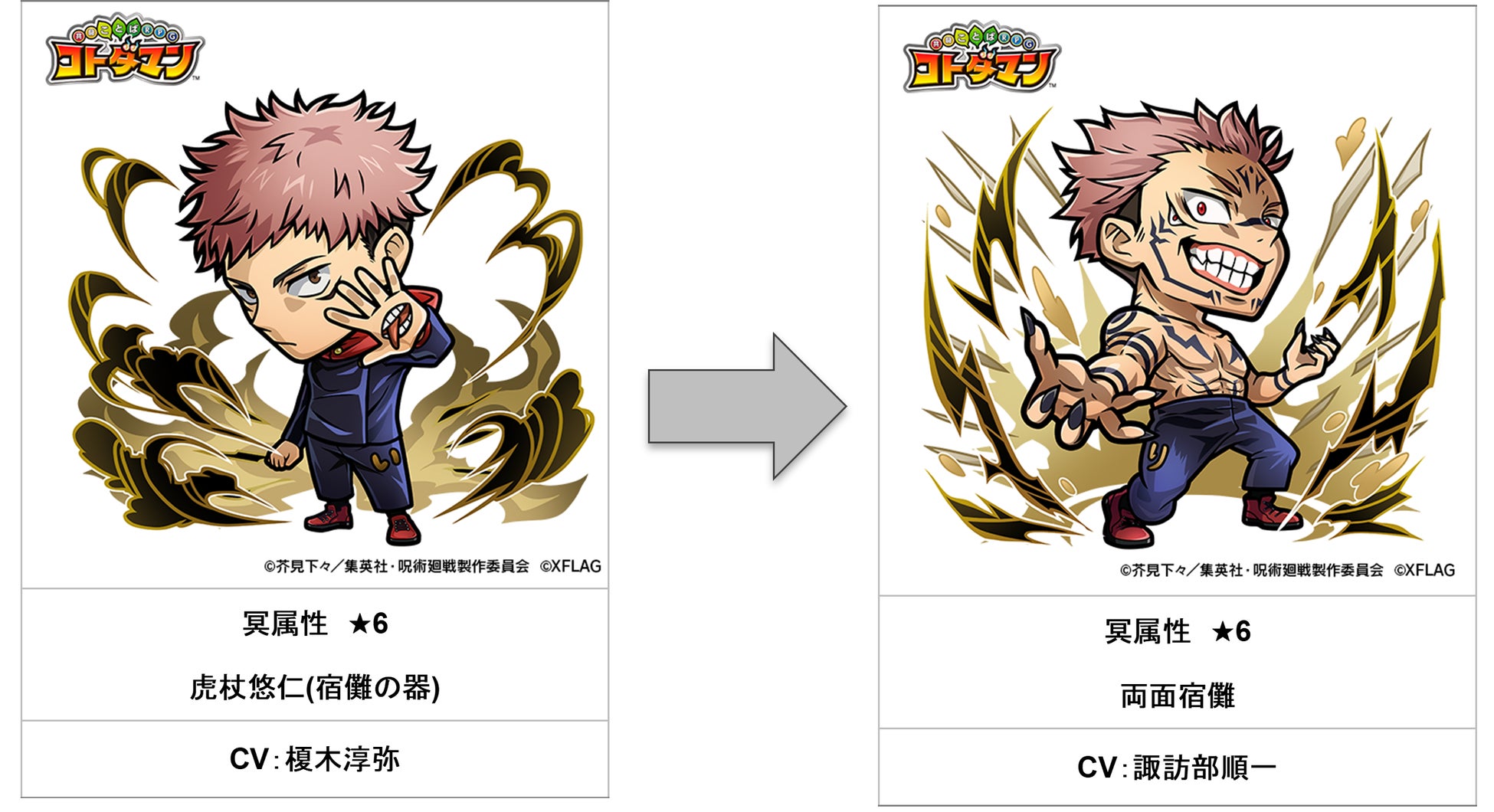 【未開封】コトダマン 呪術廻戦0コラボ アクリルボード コトダマン、TVアニメ『呪術廻戦』『劇場版 呪術廻戦 0』コラボ