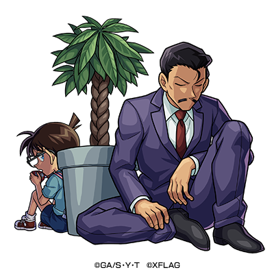 闇属性　★6 眠りの小五郎 毛利小五郎 （進化合成後） CV：小山力也