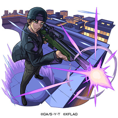 闇属性　★6 FBI捜査官 赤井秀一 （獣神化後） CV：池田秀一