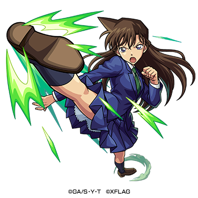 木属性　★5 幼馴染 毛利蘭 （進化合成後） CV：山崎和佳奈