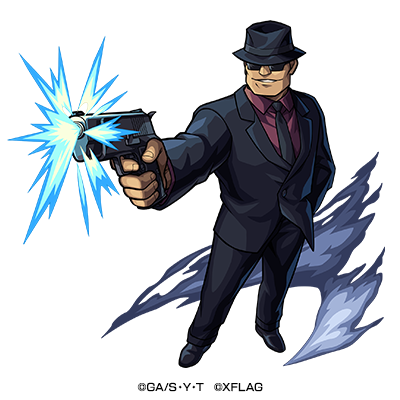 水属性　★5 黒ずくめの組織 ウォッカ （進化合成後） CV：立木文彦