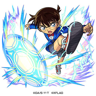 水属性　★6 迷宮なしの名探偵 江戸川コナン （獣神化後） CV：高山みなみ