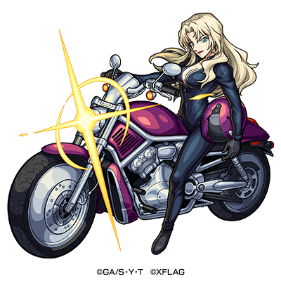 光属性　★6 黒ずくめの組織 ベルモット （進化合成後） CV：小山茉美