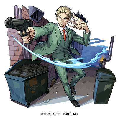 水属性　★6 諜報員 〈黄昏〉 ロイド・フォージャー （獣神化後） CV：江口拓也