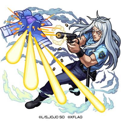 光属性　★6 凄腕の狙撃手 ジョンガリ・A （進化合成後）　CV：日野聡