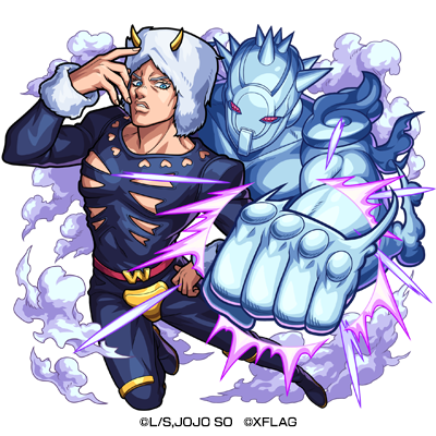 闇属性　★6 記憶を失った男囚 ウェザー・リポート （獣神化後）　CV：梅原裕一郎