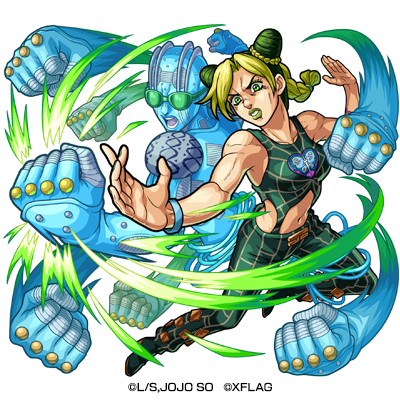 木属性　★6 自由を求めし者　空条徐倫 （獣神化後）　CV：ファイルーズあい