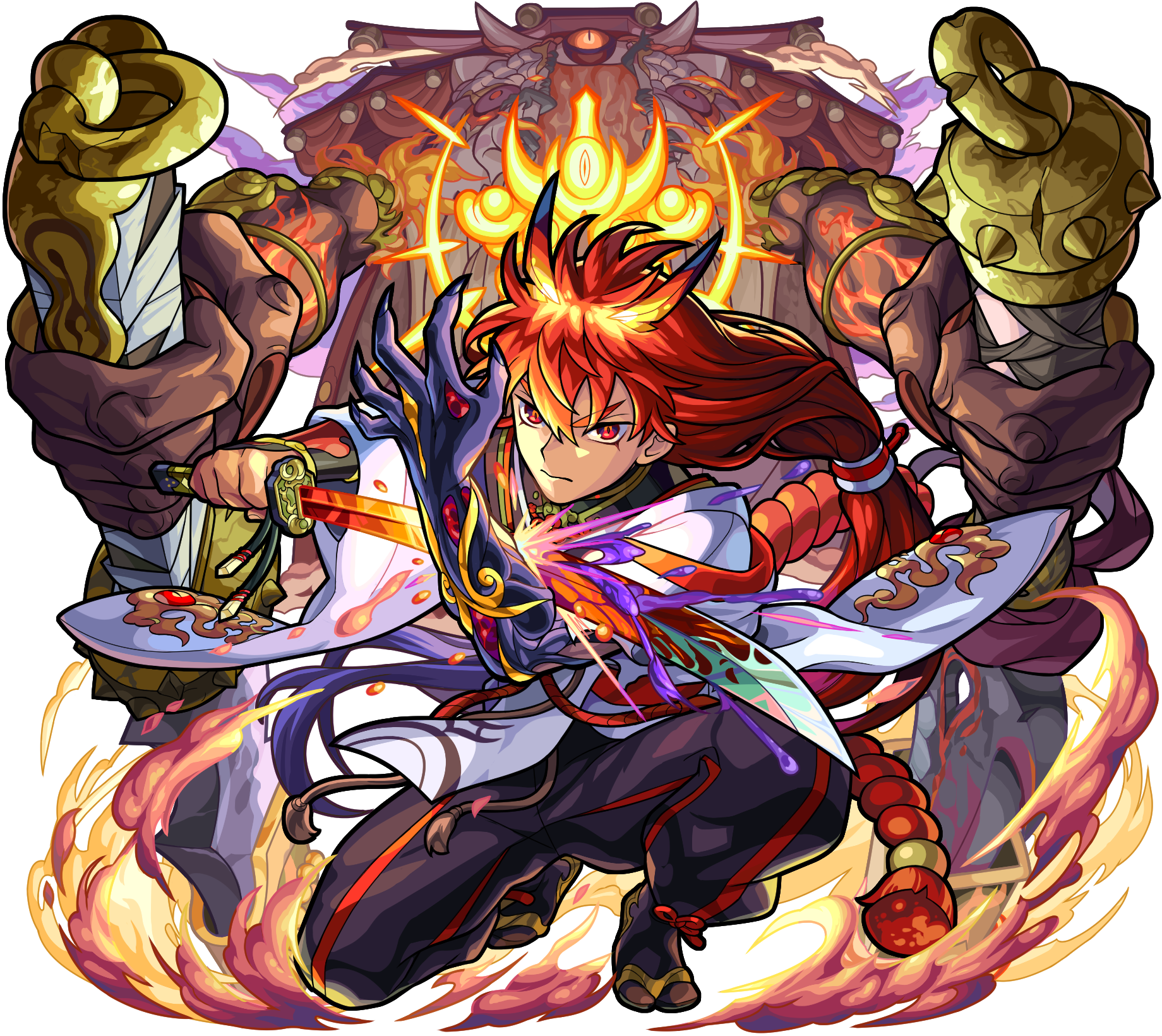 火属性　★6 火生なる天下五剣・真打 鬼丸国綱 （獣神化後）