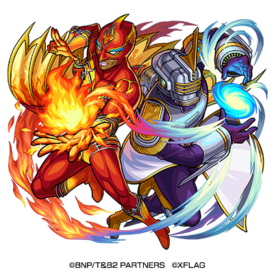 火属性　★6 ファイヤーエンブレム＆スカイハイ （獣神化）  CV：津田健次郎（ファイヤーエンブレム）井上剛（スカイハイ）