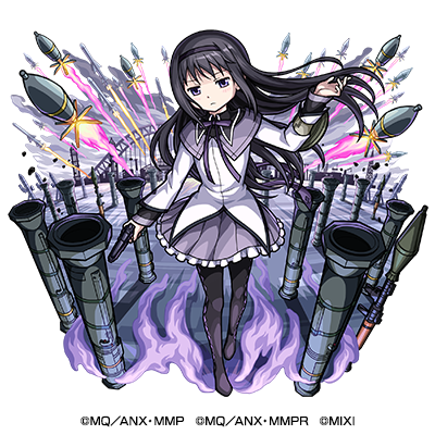 闇属性　★6 盾の魔法少女 暁美ほむら （獣神化） CV：斎藤千和