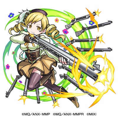木属性 ★5 銃の魔法少女 巴マミ (進化) CV:水橋かおり