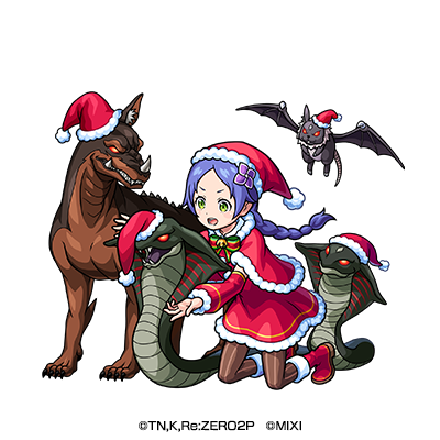 水属性　★5 聖夜の『魔獣使い』 メィリィ  （進化前） CV：鈴木絵理