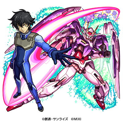 闇属性　★5 刹那・F・セイエイ＆ダブルオーライザー （進化） CV：宮野真守