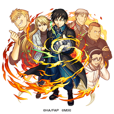 火属性　★6 理想を追う錬金術師 ロイ・マスタング （獣神化） CV：三木眞一郎