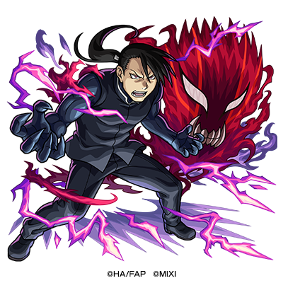 闇属性　★6 真の王を目指す皇子 リン・ヤオ （獣神化） CV：リン・ヤオ（宮野真守） グリード（中村悠一）