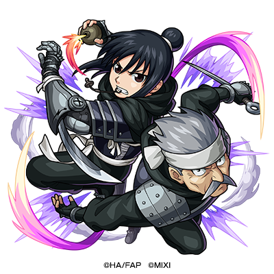 闇属性　★6 ヤオ家の忠臣 フー＆ランファン （進化） CV：堀勝之祐（フー） 水樹奈々（ランファン）