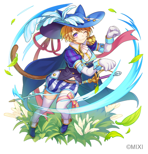 ★2 風属性  大志を抱く新風 ダルタニャン（進化後） CV：渡辺はるか