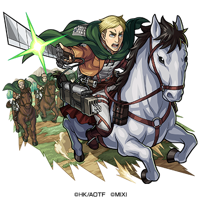 木属性　★6 調査兵団13代団長 エルヴィン・スミス （獣神化） CV：小野大輔