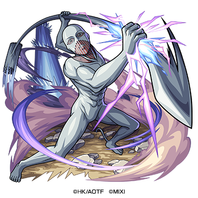 闇属性　★6 戦鎚の巨人 ラーラ・タイバー （進化） CV：能登麻美子