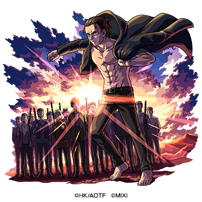 火属性　★6 進撃の巨人 エレン・イェーガー （獣神化・改） CV：梶裕貴