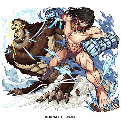 水属性 ★6 兄弟 エレン・イェーガー& ジーク・イェーガー(進化) CV:梶裕貴(エレン)& 子安武人(ジーク)