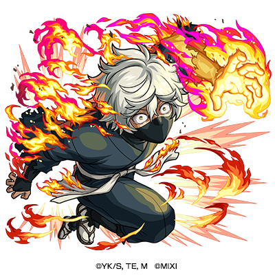 火属性　★6 石隠れ衆最強の忍 がらんの画眉丸 （獣神化） CV：小林千晃