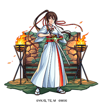 木属性　★6 山田浅ェ門 佐切 （獣神化前） CV：花守ゆみり