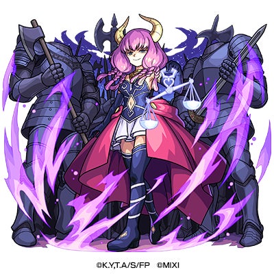 闇属性 ★6 断頭台のアウラ (進化) CV:竹達彩奈