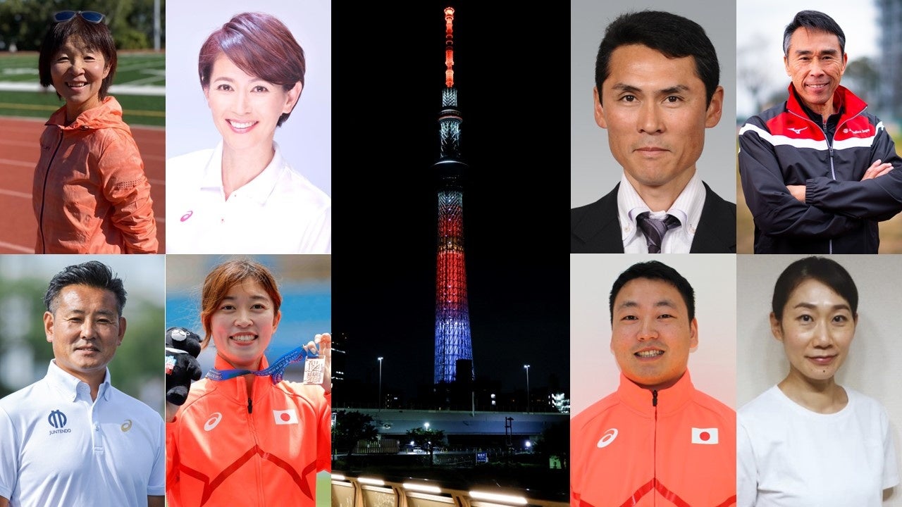 【日本代表応援企画】東京世界陸上開幕10日前!東京スカイツリー(R)がサンライズレッドに染まる