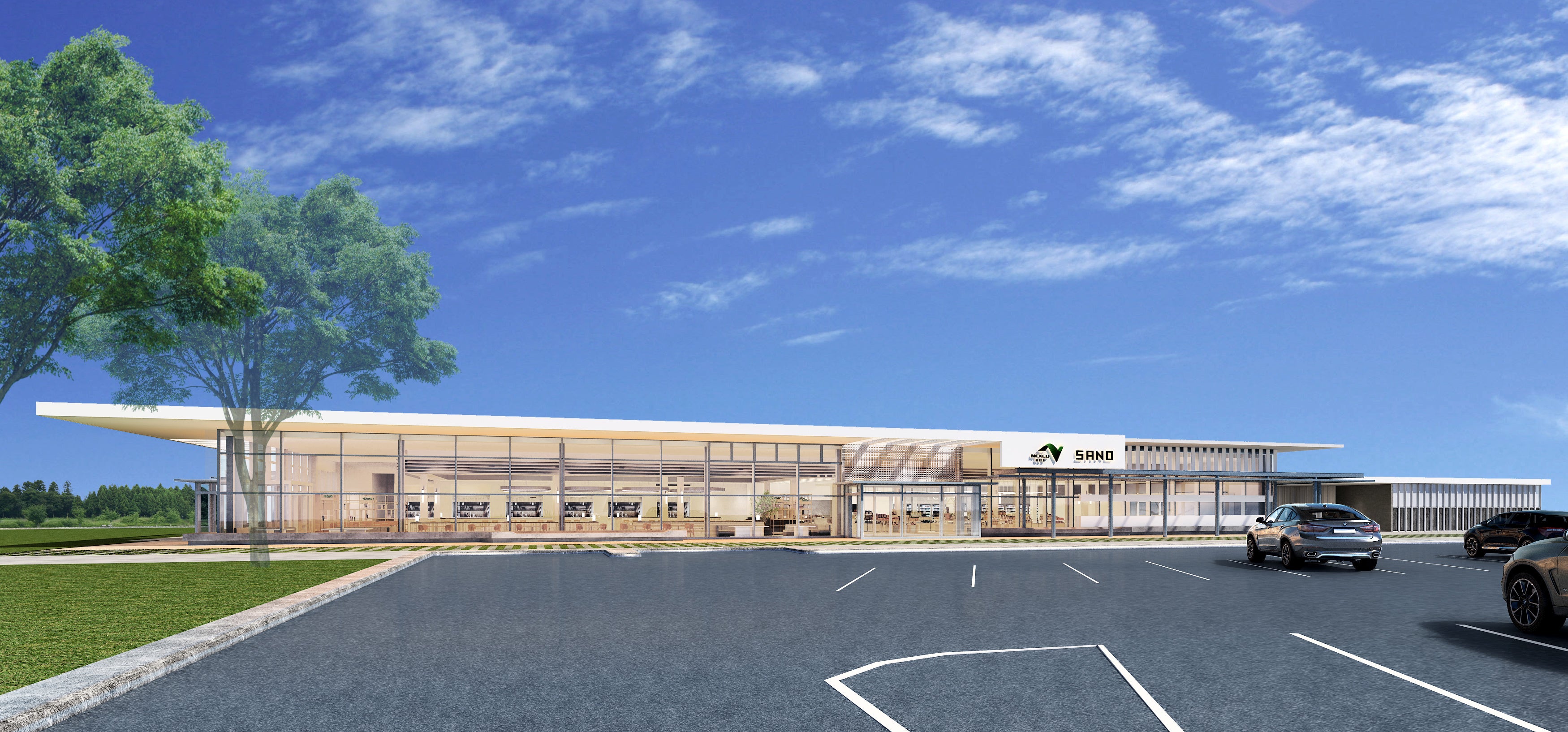 東北自動車道 佐野サービスエリア（下り線）が旅のドラマを演出する