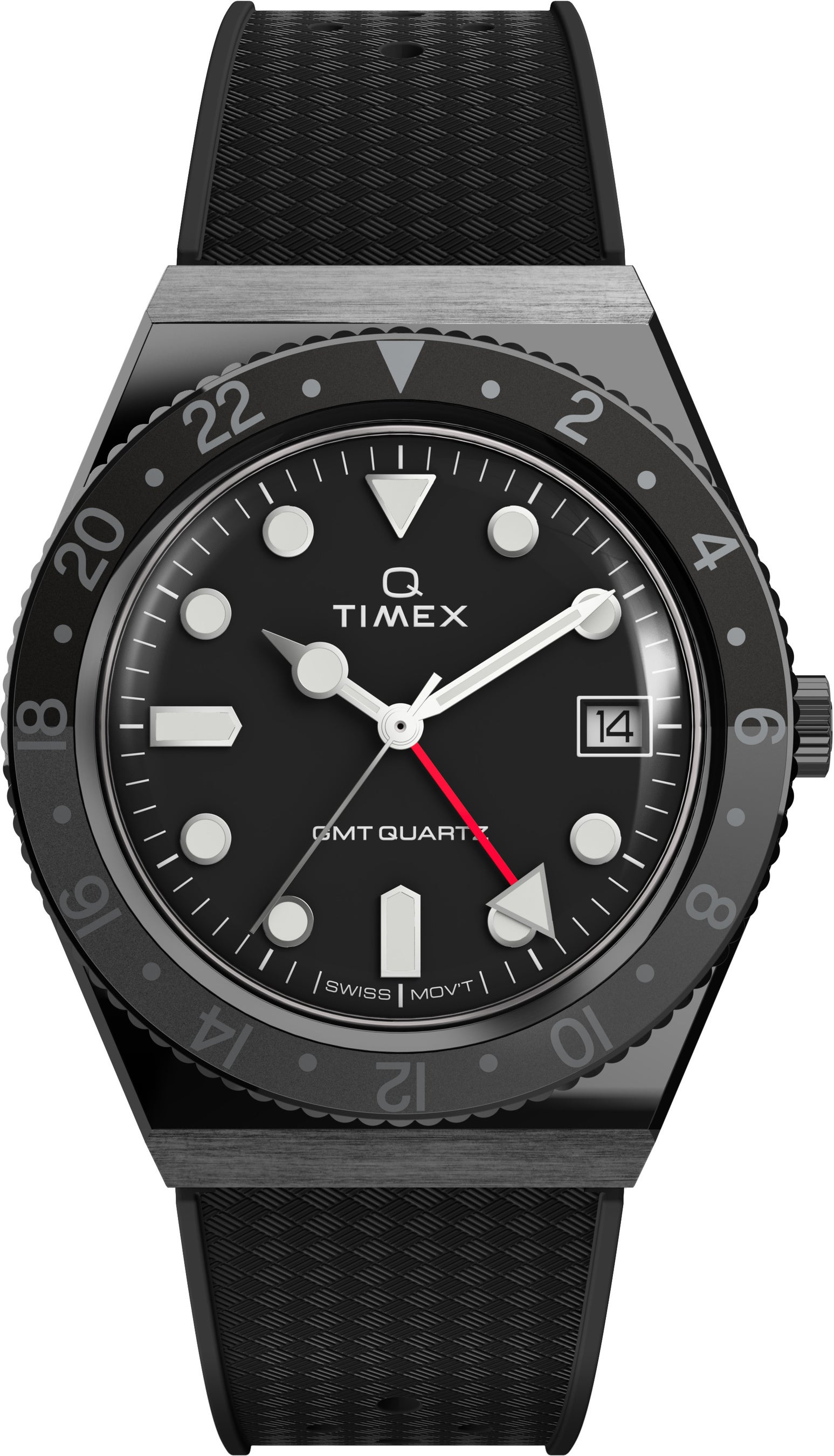 【美品】TIMEX　GMT TW2V38100 クォーツ  <並行輸入品> Timex Q GMT TW2V38100 | TIMEX | Free shipping over $75