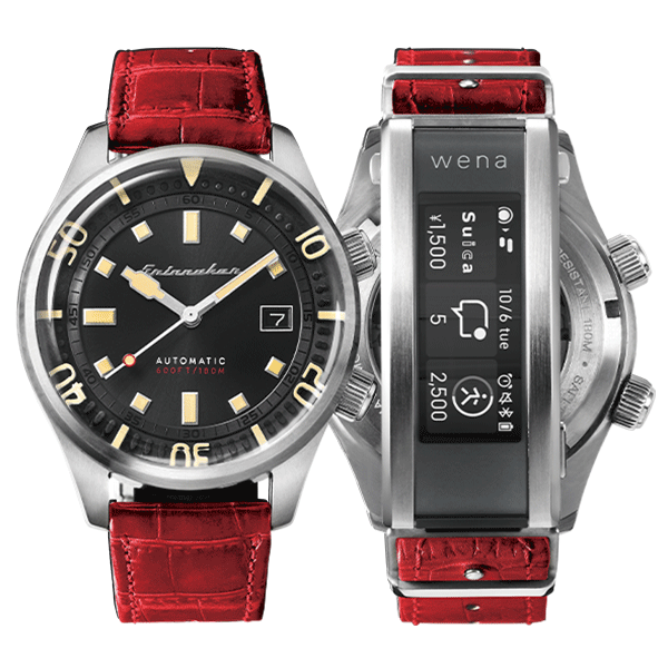 イタリア発の腕時計「スピニカー」とソニーのスマートウォッチ「wena 3