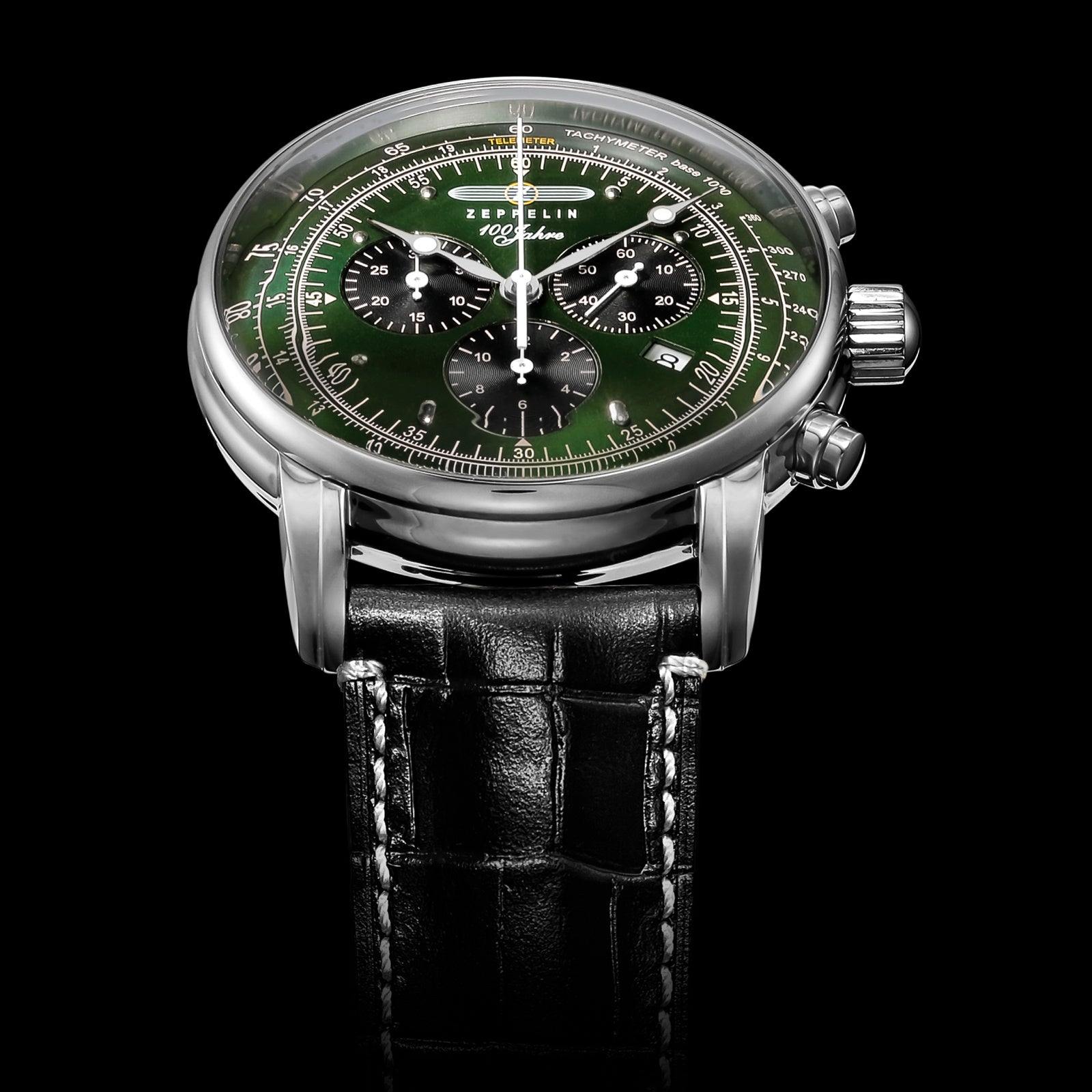 ベルリン 750年記念 ドイツ時計『ZEPPELIN』から、グリーンの100周年記念シリーズ