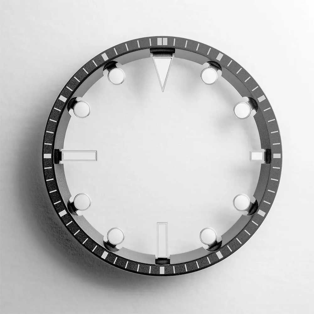 フローティングインデックスが斬新！機械式腕時計『スピニカー