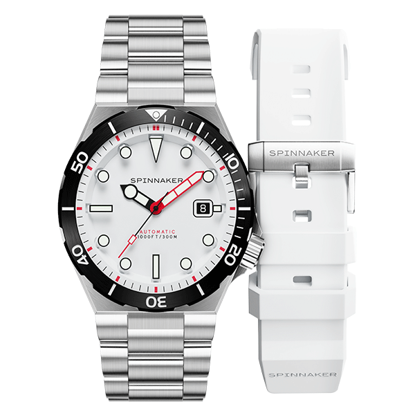 フローティングインデックスが斬新！機械式腕時計『スピニカー