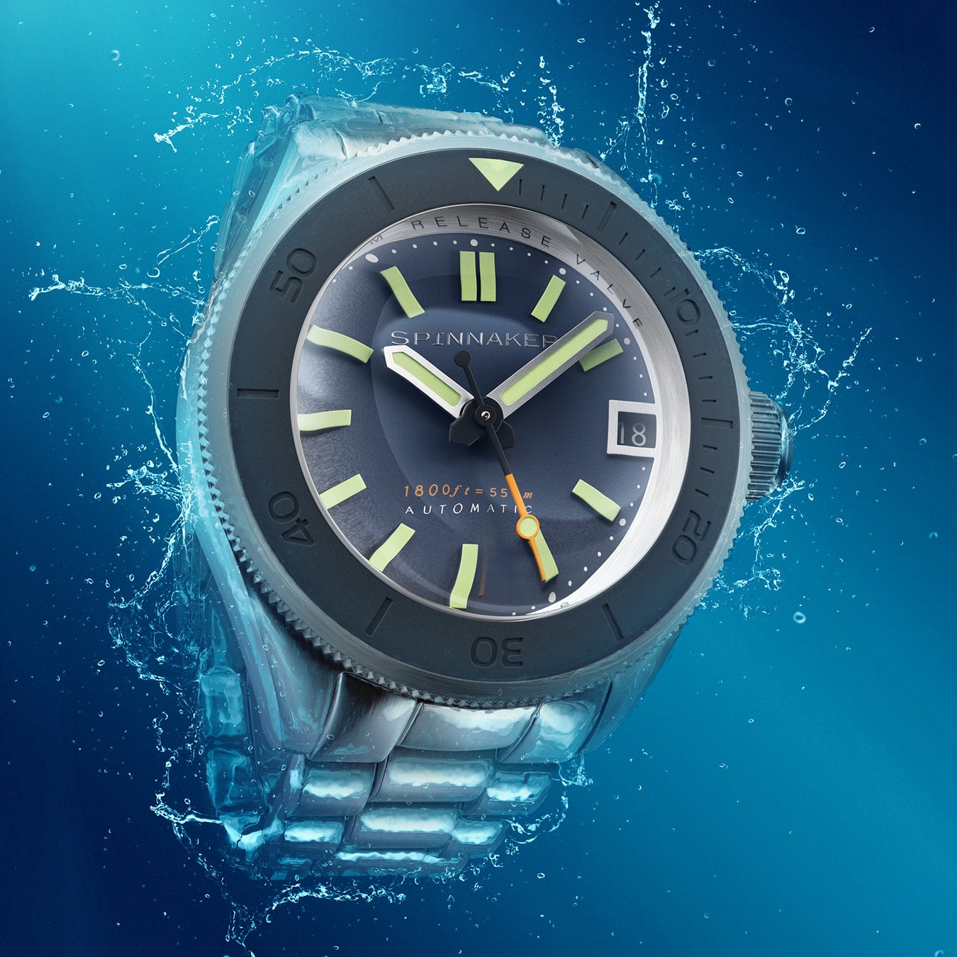 イタリア発の腕時計「SPINNAKER(スピニカー)」、潜水艇をイメージしたスーパードーム型バブルレンズの「PICCARD(ピカール)」を2月22日に再販売。