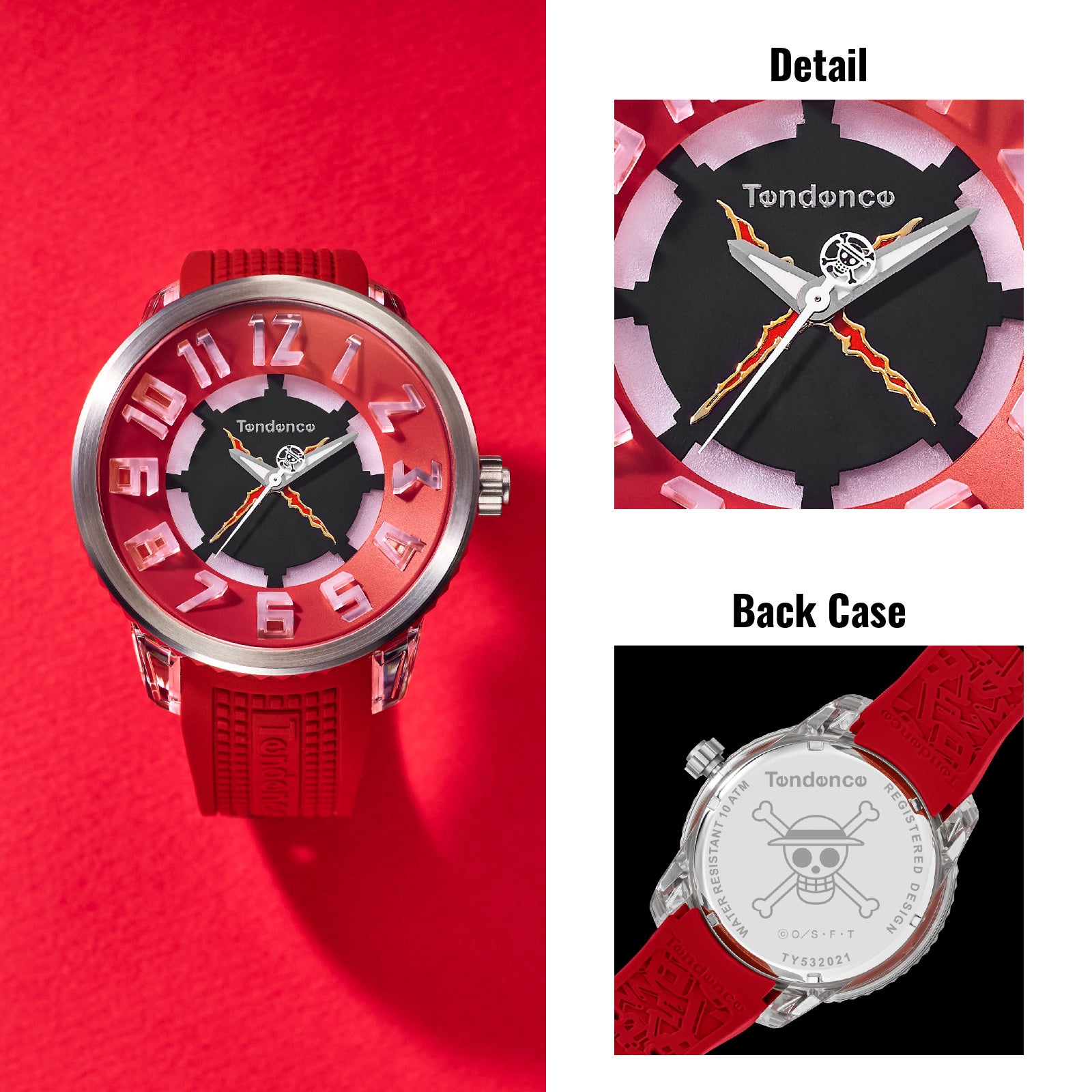 多様なデザインの腕時計コレクション 麦わらの一味