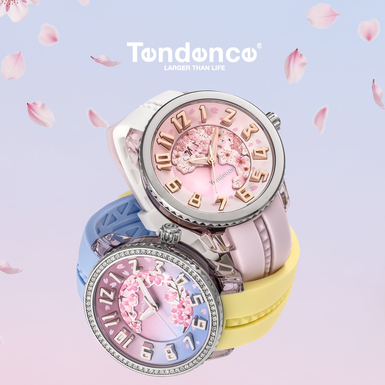 スイスの腕時計ブランド「Tendence」は、桜の優雅さにパステルカラーの スイスの腕時計ブランド「Tendence」は、桜の優雅さにパステルカラーの