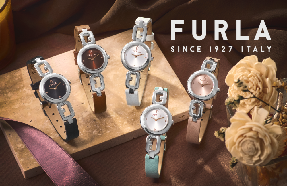 FURLA (フルラ) の新作時計​ 『FURLA ARCO CHAIN​』5型を10月22日に予約開始、11月20日に発売します。​