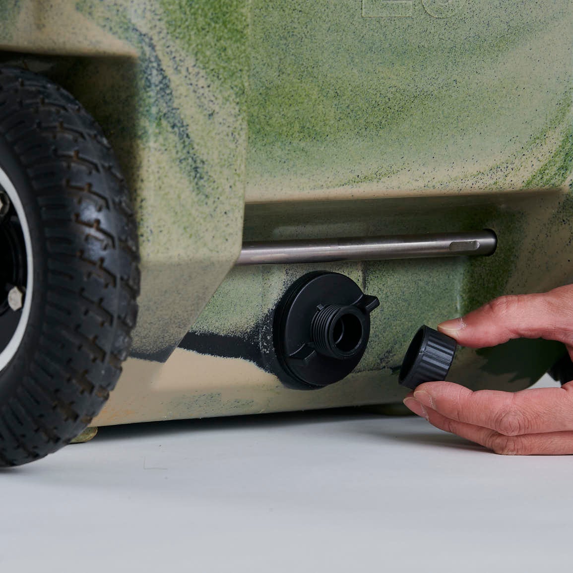 1室につき1つずつ排水口を 完備!