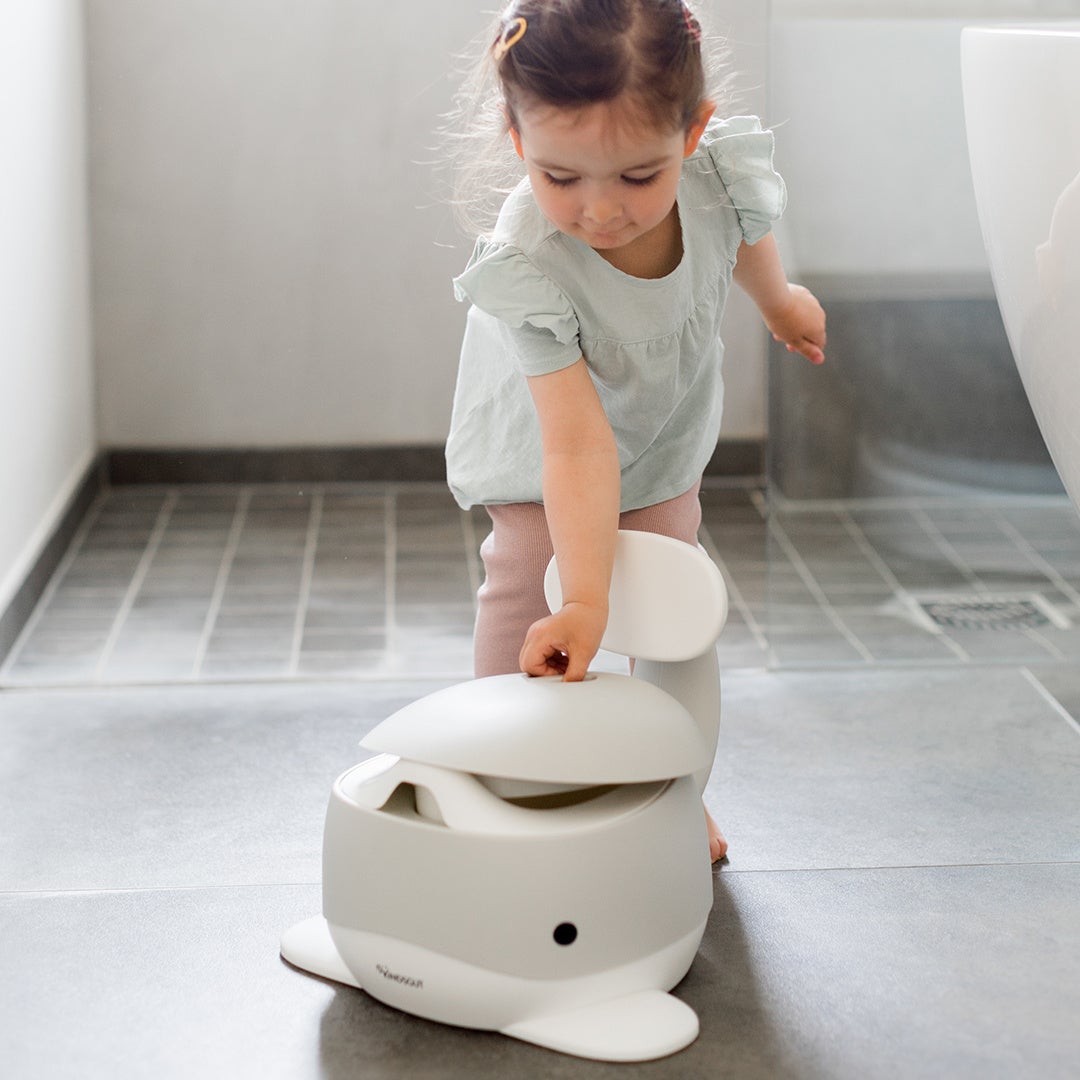 キンズグート くじらのおまる ライトグレー