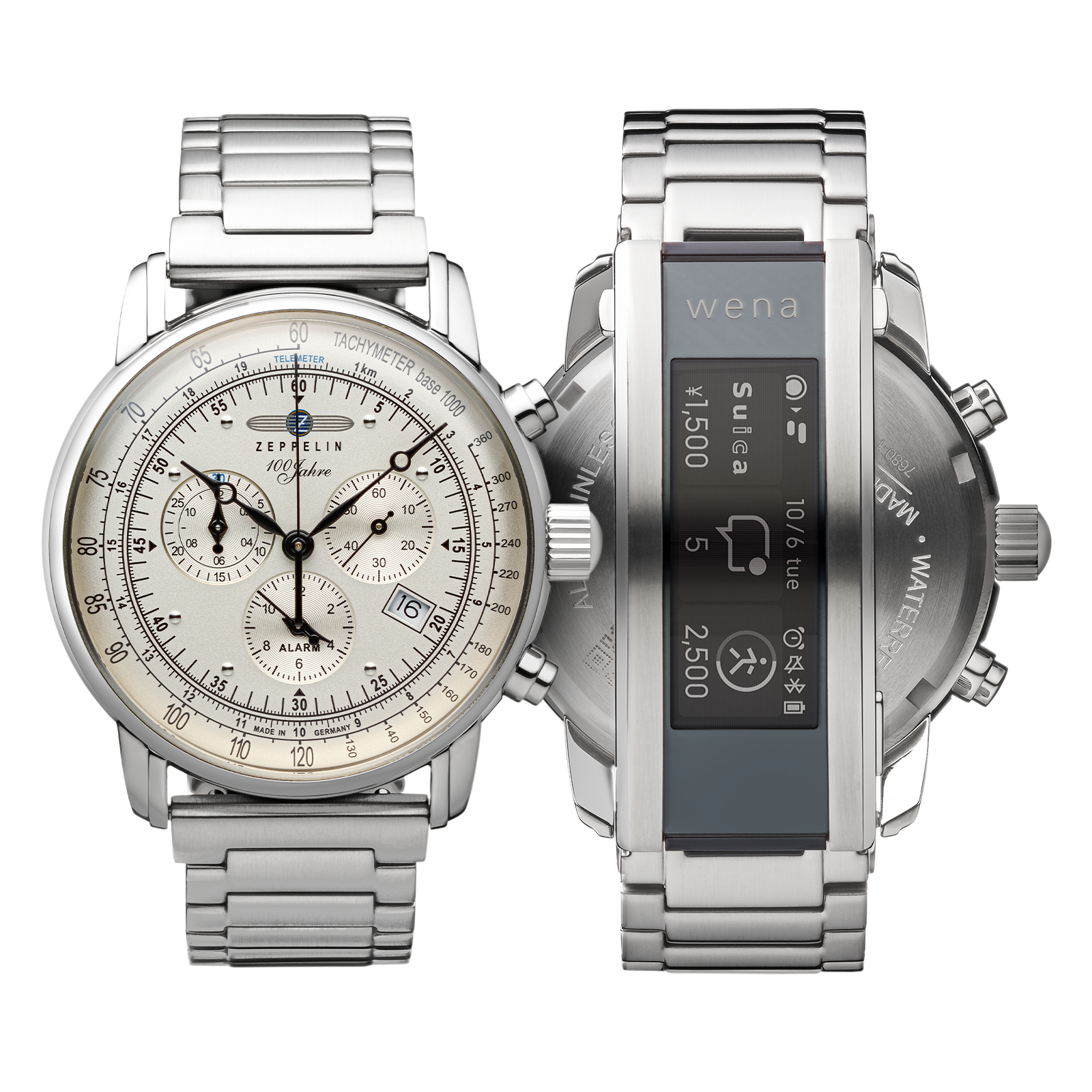 ドイツ時計「ツェッペリン」とソニー「wena 3」を組み合わせた日本限定
