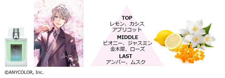 バーチャルライバーグループ「にじさんじ」×Anidealフレグランス第二弾 バーチャルライバーグループ「にじさんじ」×Anidealフレグランス第二弾