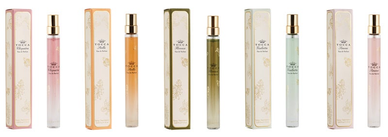 左から クレオパトラの香り、ステラの香り、フローレンスの香り、ジュリエッタの香り、シモネの香り