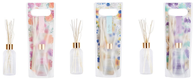 左から ローズ、ガーデニア、リリー