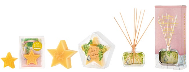 スターアロマキャンドルS、スターアロマキャンドルL、リードディフューザー
