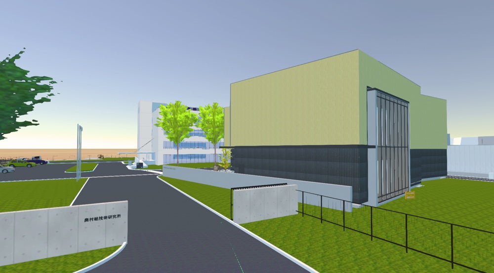 「メタバース技術研究所」のバーチャル空間(1)