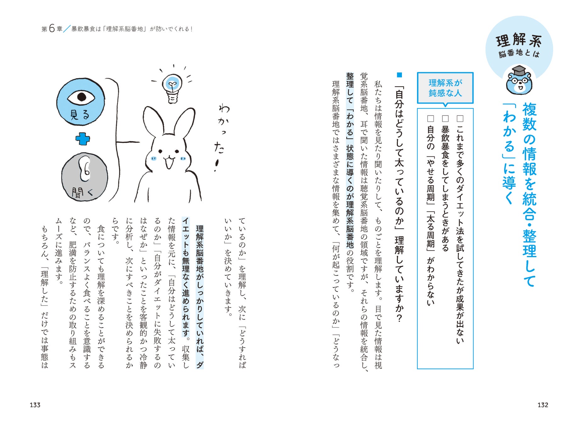 理解系脳番地が衰えていると、暴飲暴食をしてしまう!?