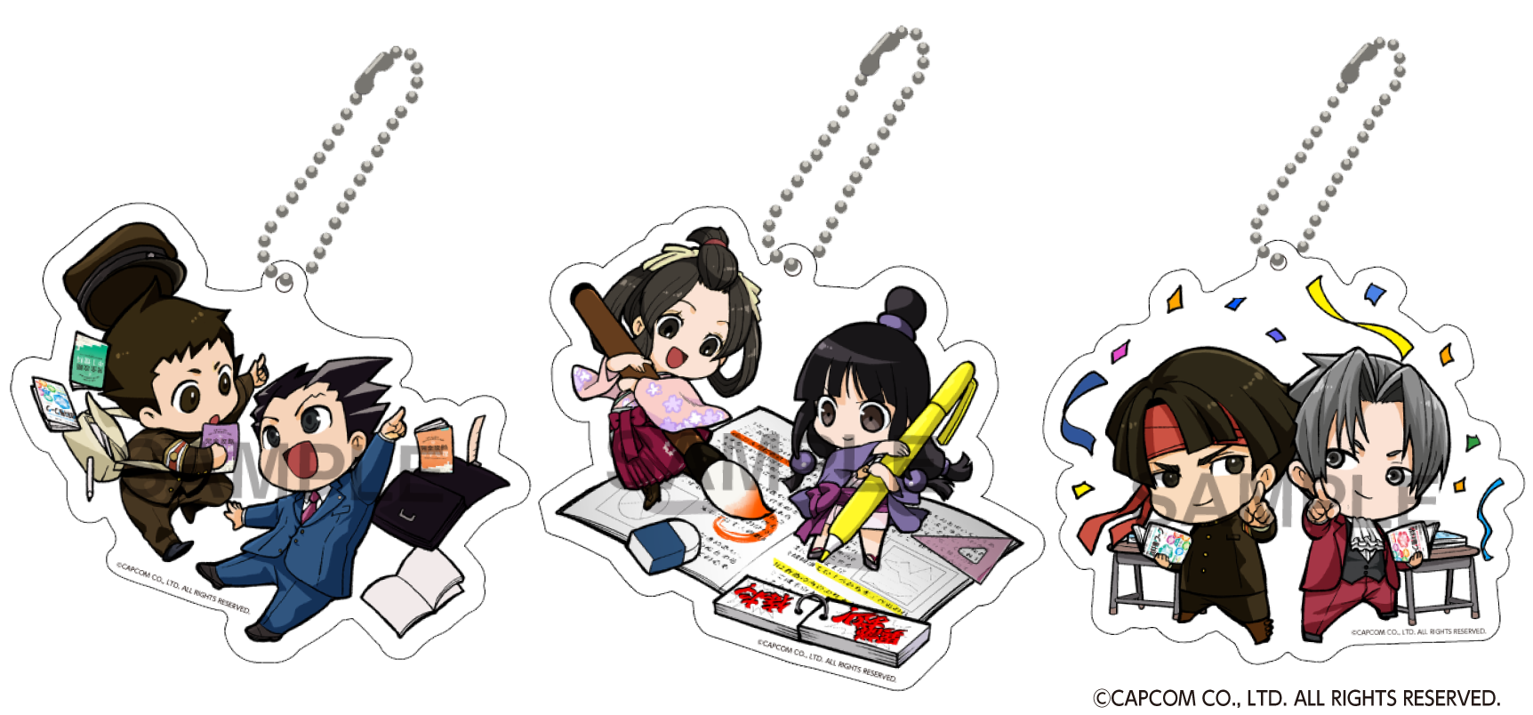 ▲菊野郎さん描きおろし！ オリジナルイラストのアクリルキーホルダー