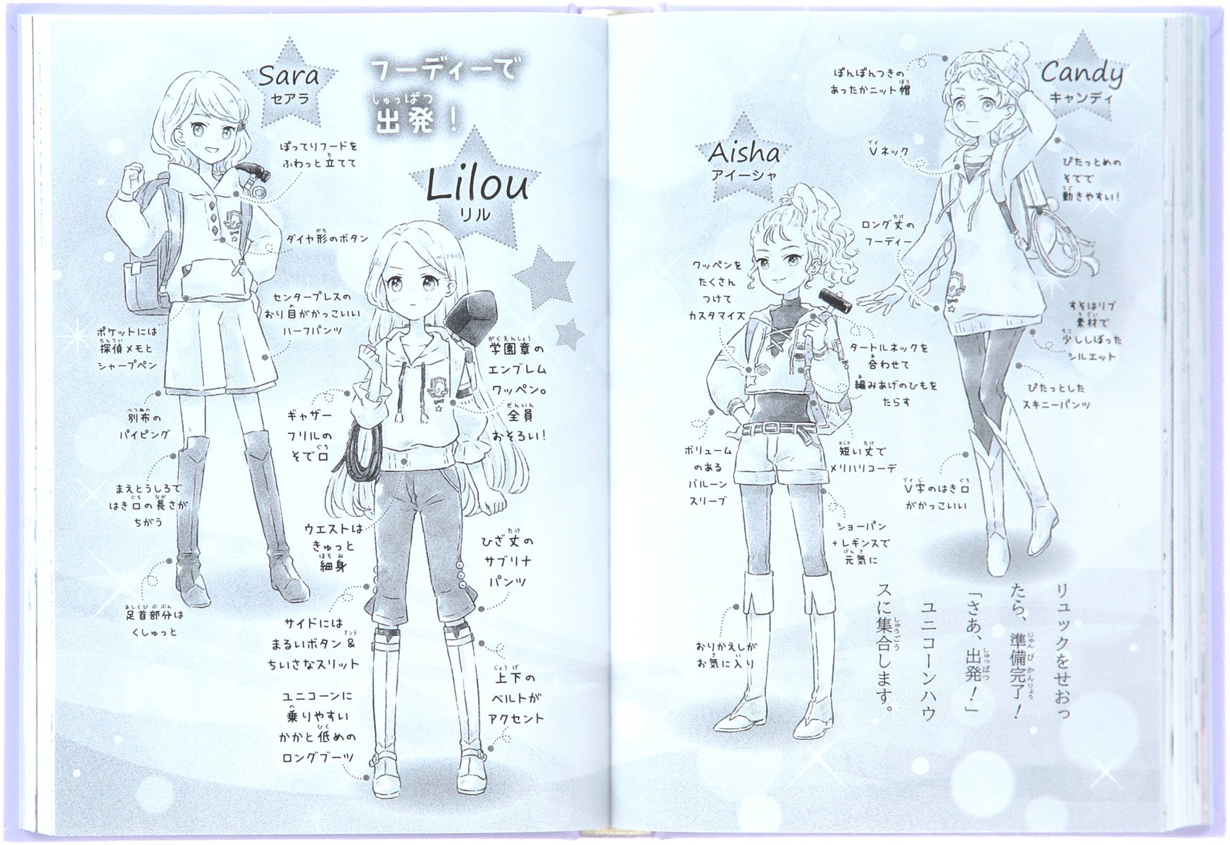 ▲⑤フーディーファッションを解説するページ